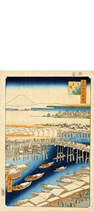 One Hundred Famous Places of Edo: Nihonbashi Bridge after Snow