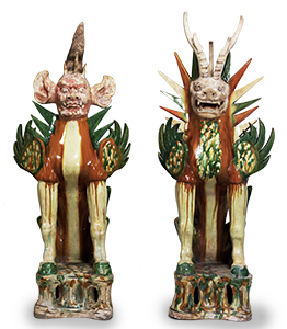 Tomb Guardian, Three-color glaze