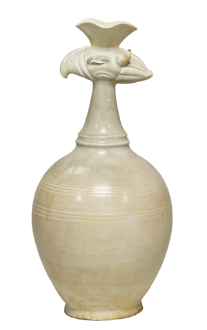 Vase with Phoenix Head, White porcelain