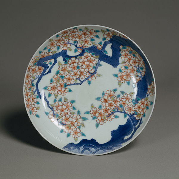 Dishes with Cherry Trees