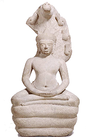 Buddha Seated on Naga