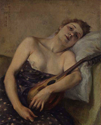 Woman with Mandolin