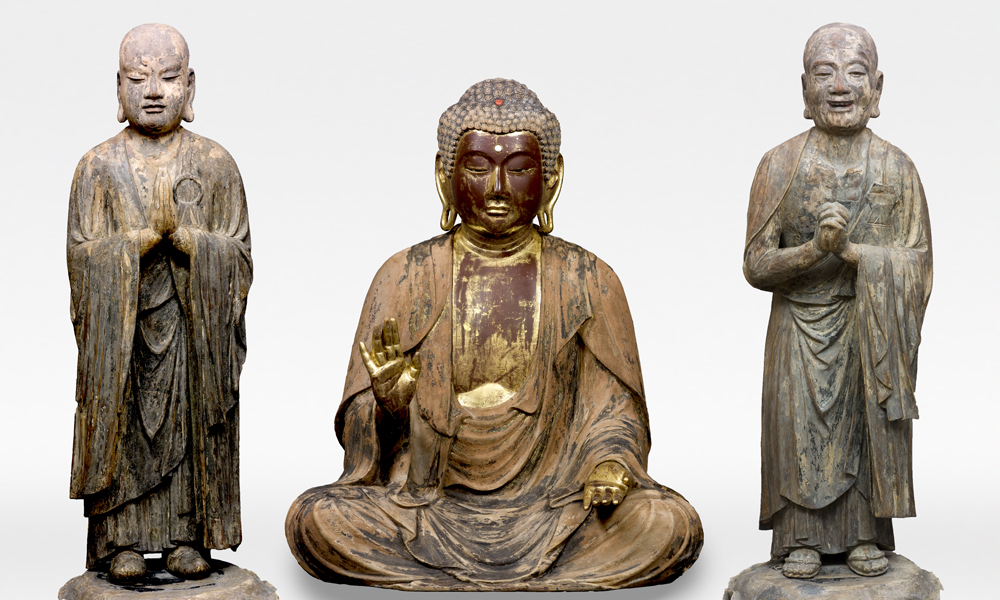 Seated Shaka Nyorai (Sakyamuni), Kamakura period, 13–14th century, Fukushima, Ryogonji