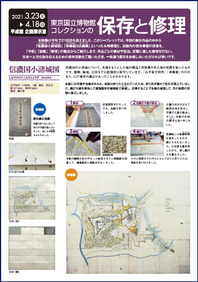 東京国立博物館コレクションの保存と修理表紙の写真