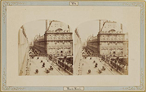 Sketch of the Tuileries Garden from the Rue de Rivoli, Paris