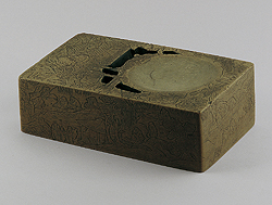 Chaoshou inkstone with Orchid Pavilion scene