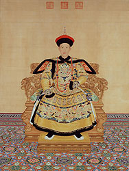 Portrait of Emperor Qian Long in Court Dress