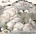 Recalling the Memories of Mount Huangshan, Wu Guanzhong, 1980, the National Art Museum of China