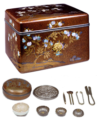 Accessory box and contents