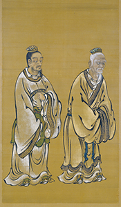 重要文化財 賢聖障子絵　狩野孝信筆　江戸時代・慶長19年（1614）　京都・仁和寺蔵