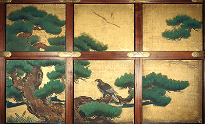 Pine and Eagle, Yonnoma (Fourth Room), Ohiroma, Ninomaru Palace