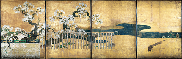 Pheasant Under Cherry Blossoms, Ninoma (Second Room), Kuroshoin,
            Ninomaru Palace