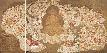 Descent of Amitabha and the Heavenly Multitude