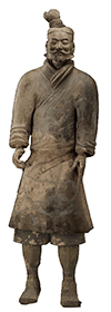 Pottery figure of infantryman