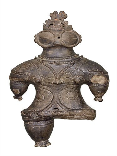 Dogu (clay figurine) with goggle-shaped eyes