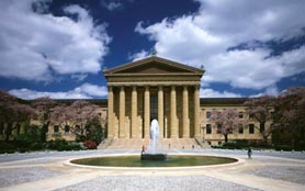 Philadelphia Museum of Art, East Entrance.