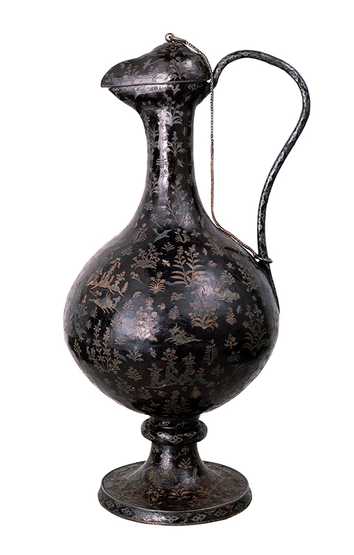 Persian-style Lacquered Ewer