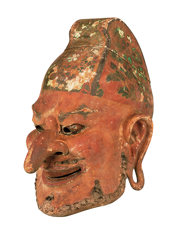 Gigaku Mask of Suiko-o (Drunken Persian King)