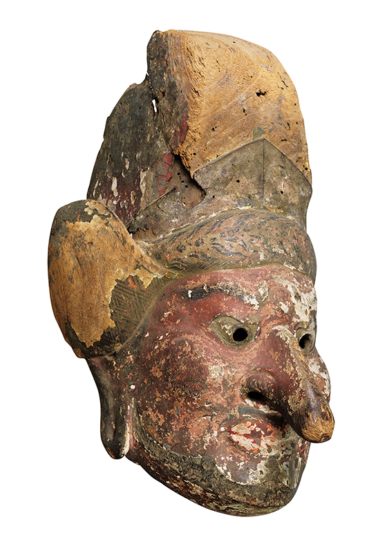 Gigaku Mask of Suiko-o (Drunken Persian King)