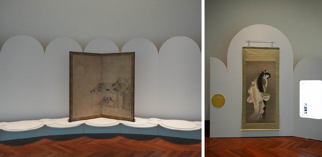 2種類の絵画作品の高精細複製品