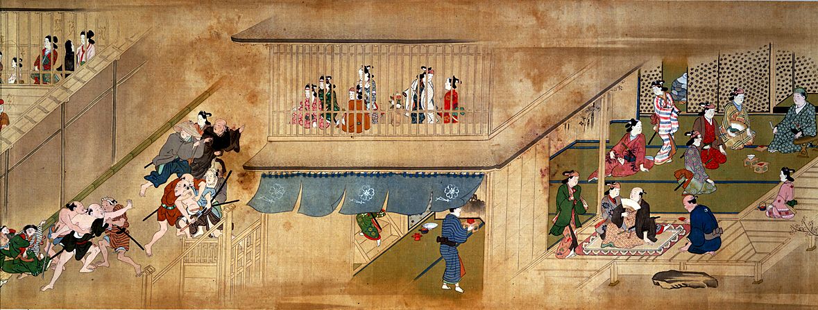 Histoire de dom bougre иллюстрации. Nippon Art. A little History. Perspective Painting Human colored.
