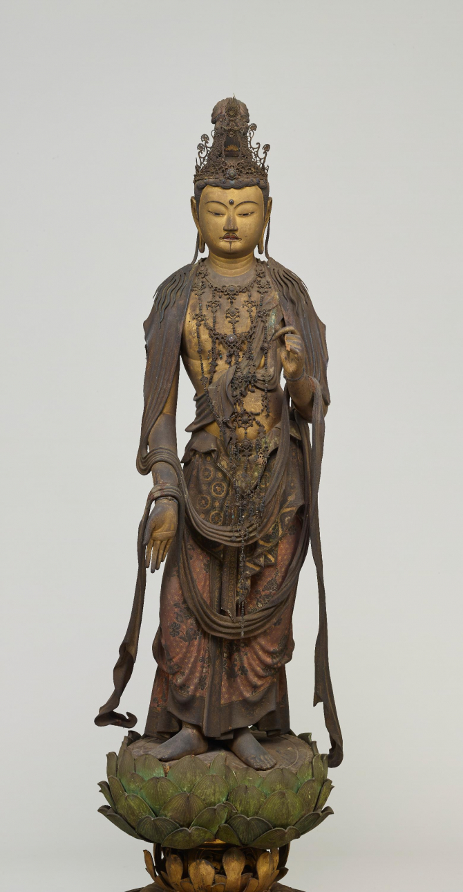 Image of "Standing  Bosatsu (Bodhisattva)."