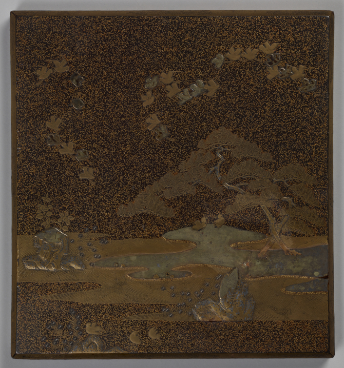 Image of "Writing Box with a Scene of Mount Shio"