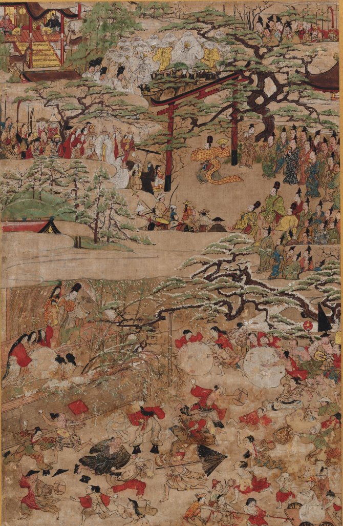 Image of "사계절 풍속 그림 병풍"