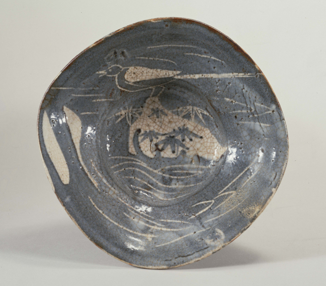 Image of "Bowl with a Wagtail"