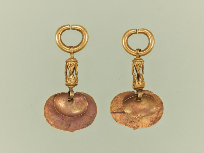 Image of "Pair of Gold Earrings"