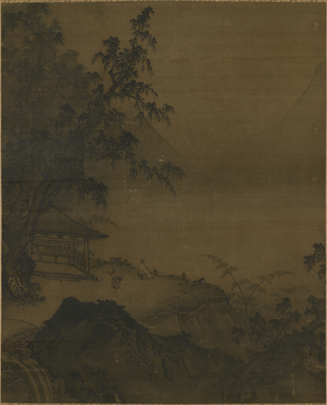 Image of "Scholar Viewing the Misty Valley"