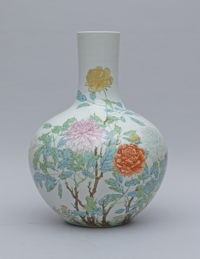 Image of "Large Vase with Peonies"
