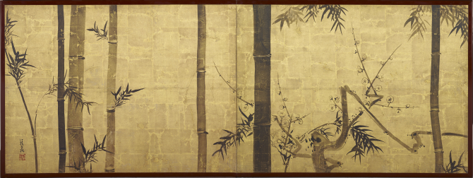 Image of "Bamboo and Plum Tree"