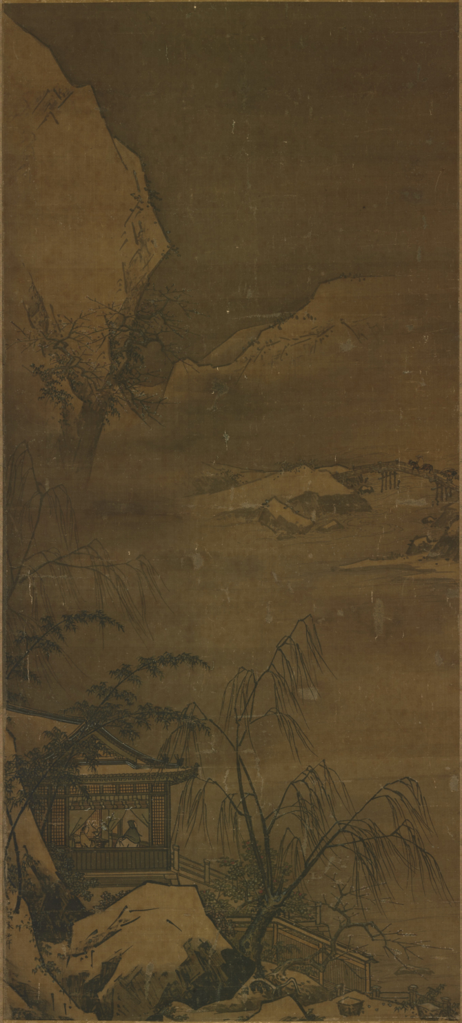 Image of "雪景山水图轴"