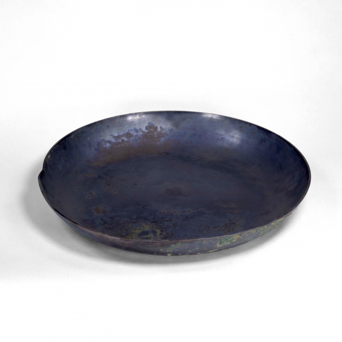 Image of "Ritual Objects Used to Consecrate the Site of Kōfukuji Temple, Large Silver Bowl"
