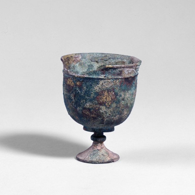 『興福寺鎮壇具 金銅脚杯』の画像