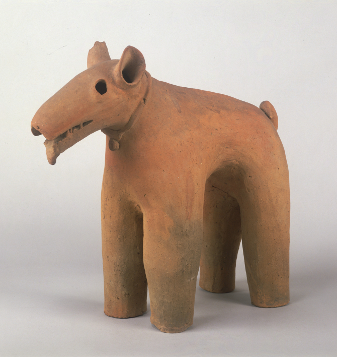 Image of "Tomb Sculpture ("Haniwa"): Dog"