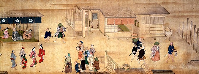 Image of "Red light district and theater scenes."