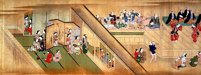 Image of "Red light district and theater scenes."