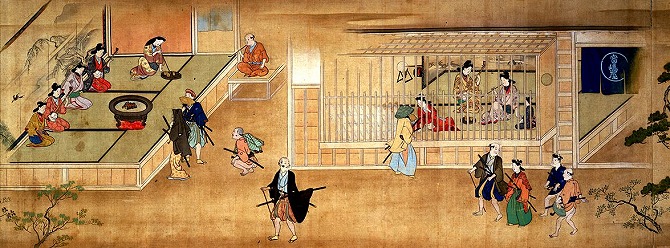 Image of "Red light district and theater scenes."