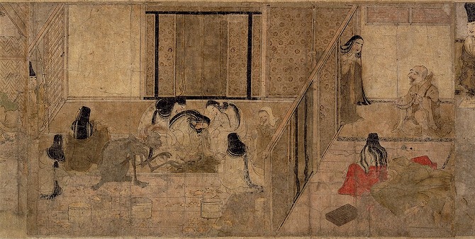 Image of "Gaki Zoshi (Scroll of hungry ghosts)."