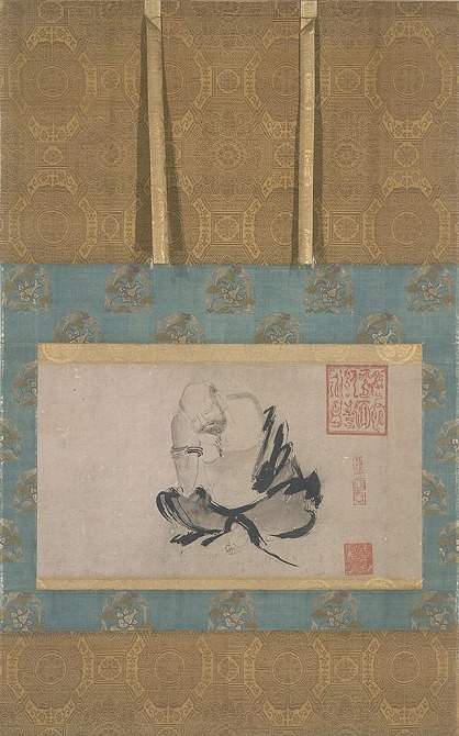 Image of "The second Zen patriarch in contemplation."