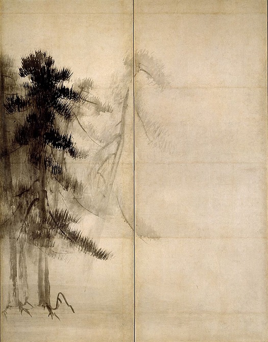 『松林図屛風（しょうりんずびょうぶ）』の画像