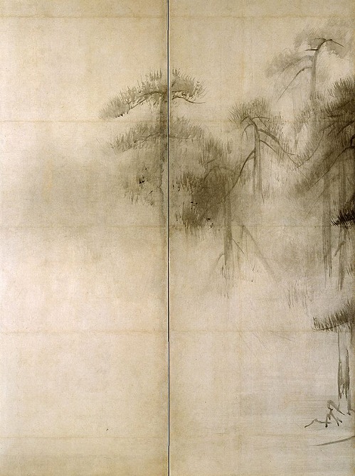 『松林図屛風（しょうりんずびょうぶ）』の画像