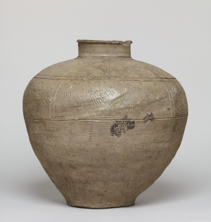 Image of "Large jar, Atsumi Ware."