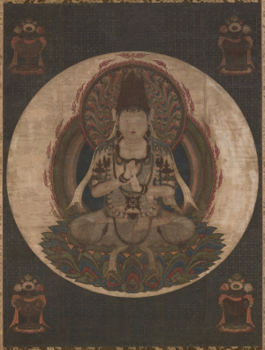 Image of "The Buddha Dainichi in the Form of the Cosmic Buddha of the Golden Wheel"