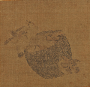 『雛雀図』の画像