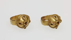 Image of "Pair of gold rings."