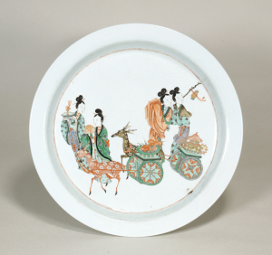 Image of "Large Dish with the Daoist Immortal Magu"