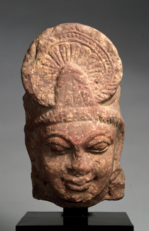 Image of "Head of Bodhisattva."